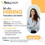 Urgent Opening for Telecaller & Admin