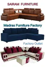 Sairam Furniture new luxury corner sofa factory outlet price