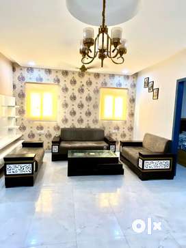 3BHK READY TO MOVE FULLY FURNISHED BOTH SIDE OPEN GATED SOCIETY
