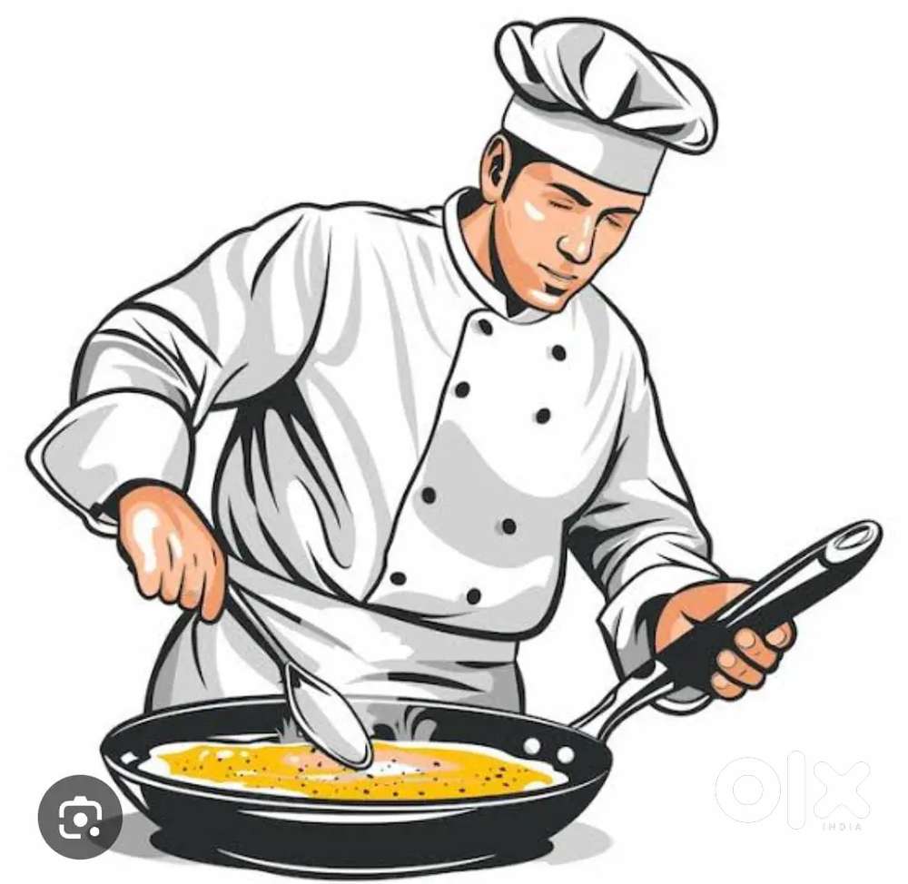 Veg and non veg Indian cuisine cook