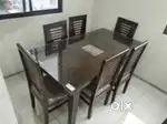 Table top are often thin and flat with tapered or slender legs