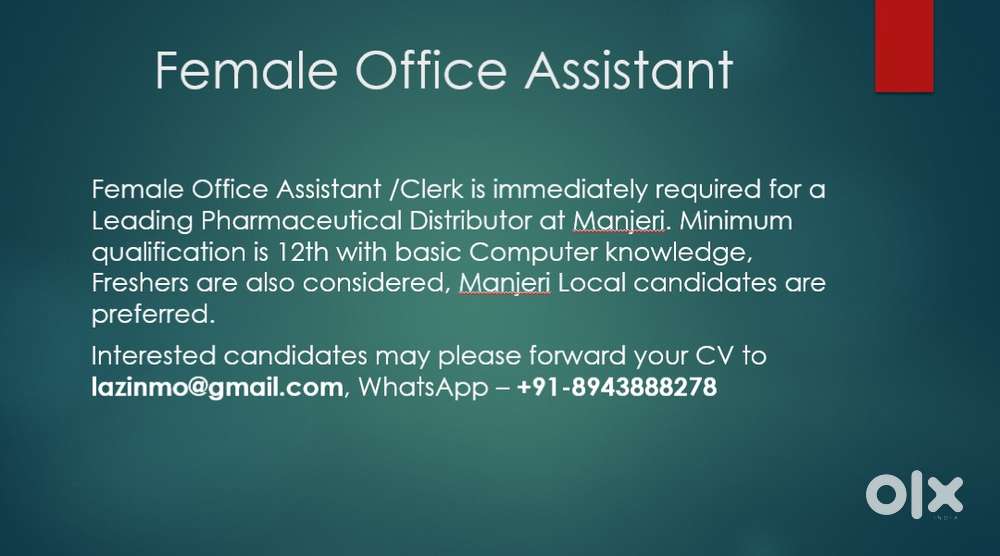 Female Office Assistant