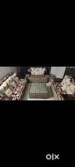 Premium Sofa Set with Soft Cushions & Center Table