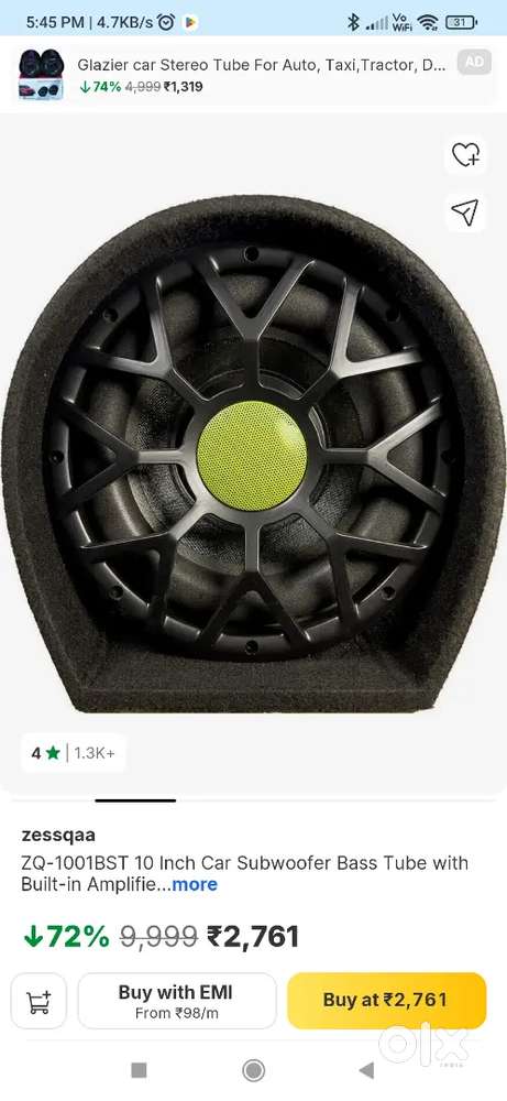 Bass tube brand new