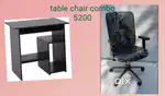 Indian knetted revolving chair with computer table