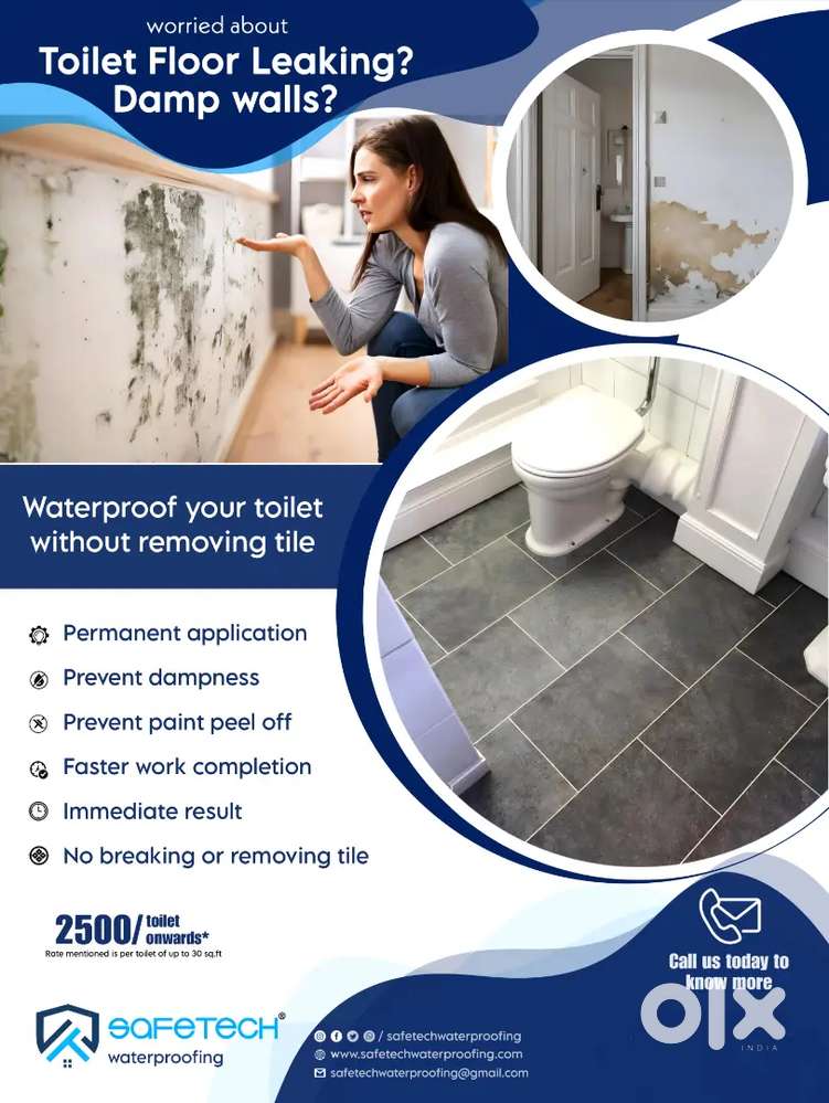 Bathroom waterproofing