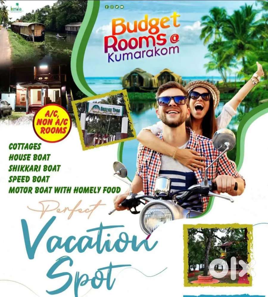 കോട്ടയം കുമരകത്ത് ഹോം സ്റ്റേയിലേക്കും റിസോർട്ടിലേക്കും ആളെആവശ്യമുണ്ട്