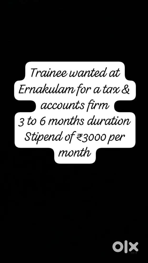 Trainee with stipend