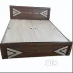 sat. special buy new double bed with  box -6500/-EMI bhi