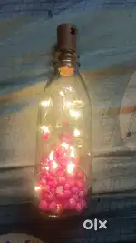 Decorative night bottle lamp