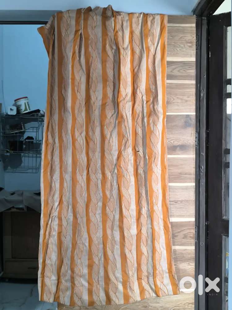 Good New condition curtains 7feet long cotton 4no