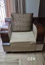 One 3 Seater +  two 1 seater Fabric Sofa Excellent Condition