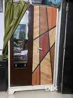 Standard Size Almirahs with Fixed Glass on Left Door