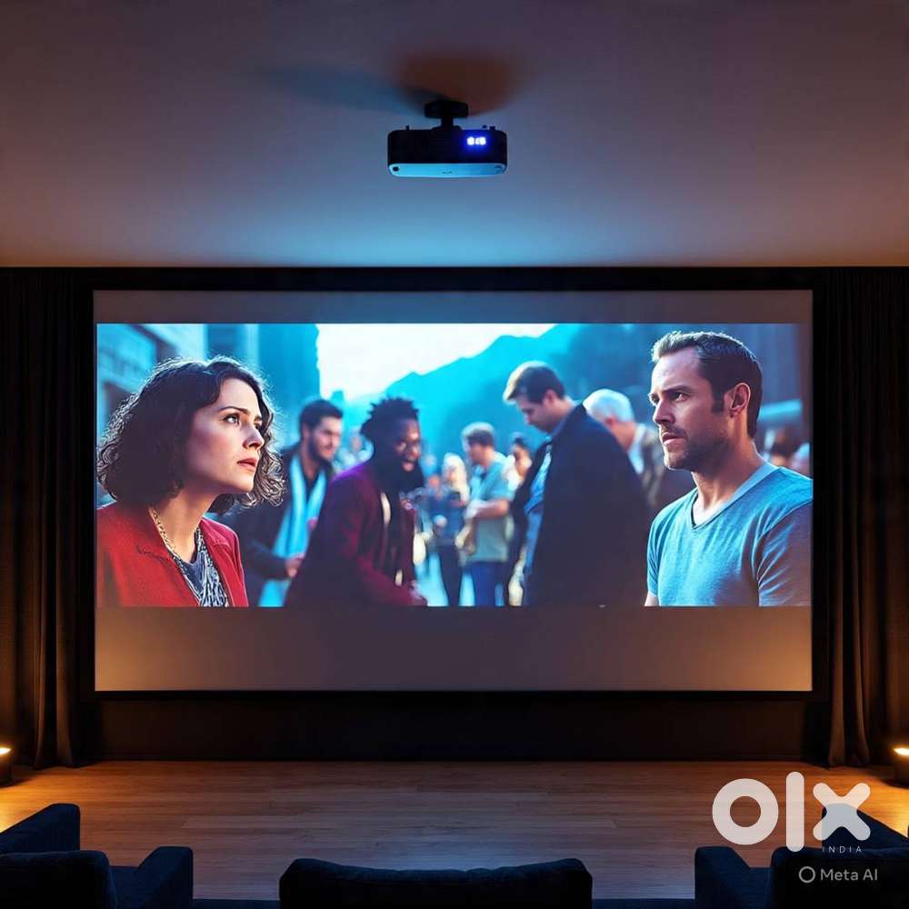 Buy 300Inch 4K Proejctro Watch TV Movies Cricket on Big Screen At Home