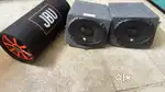 JBL Car Oval Speaker 1 pair and JBU 8” Sub with wireing kit