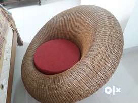 Genuine rattan cane patio chair for sale