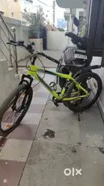 Hero Sprint MTB – Stylish Neon Yellow Cycle  Perfect Condition