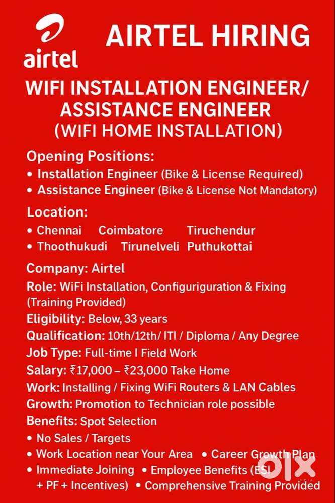 We Are Hiring For  TOP NETWORK COMPANY