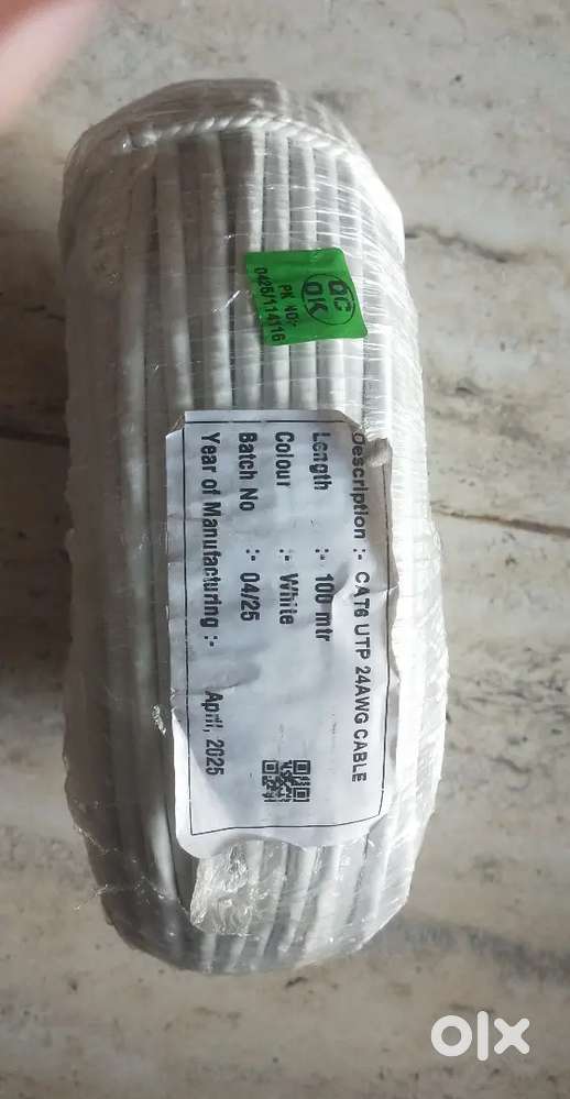 CAT6 UTP 24AWG cable (100m)