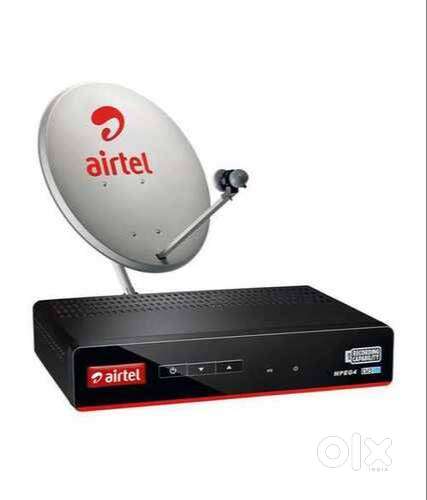 Airtel set top box & dish