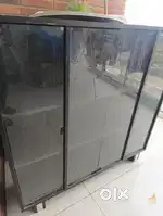 Showcase almirah with glass doors