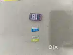 64 GB and 8 GB memory card
