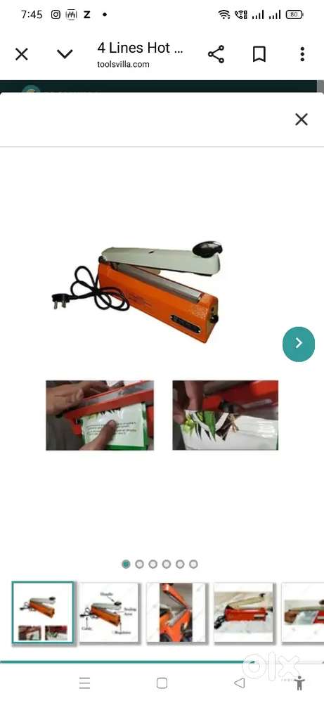 Plastic sealing machine