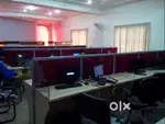 65seats 90000 for rent furnished office with 3cabin Ac & Furniture