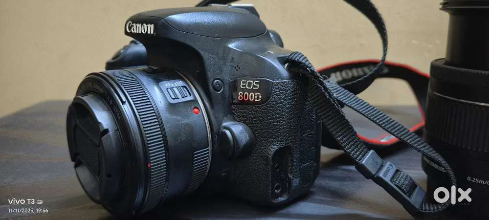 Canon 800D at Rs 35000/-  with 50 MM  & 18-55 LENCE