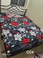 Queen size cot and mattress for sale