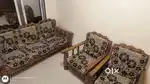 Wooden sofa set