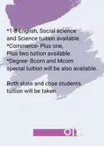 Online and offline tuitions