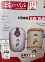 Brand new Sunlife 15 LTR water geyser heater. MRP 6990/-