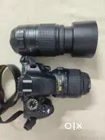 Nikon D5100 full good condition and Lens 18.55 and 55.300  available