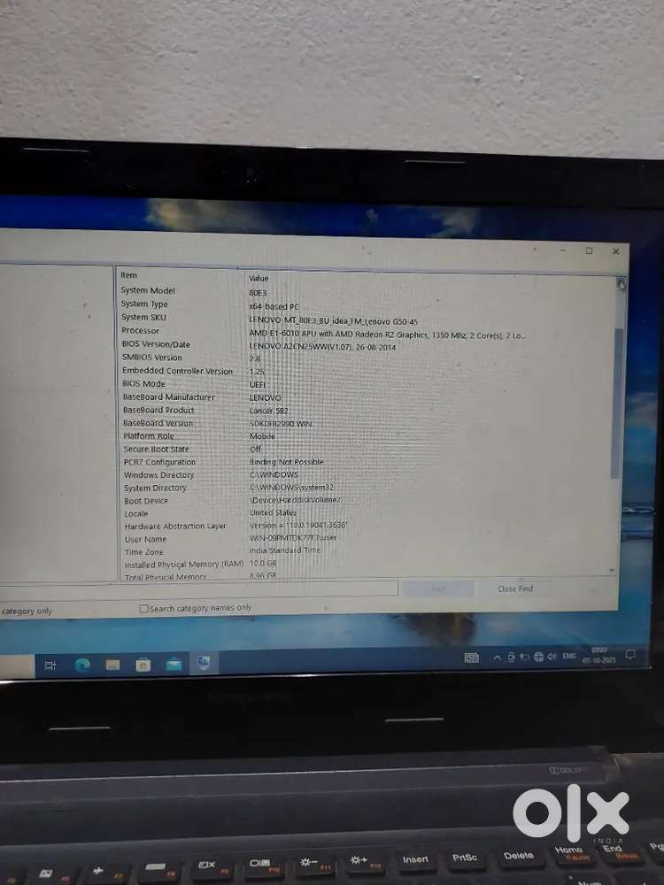 Lenovo black laptop
