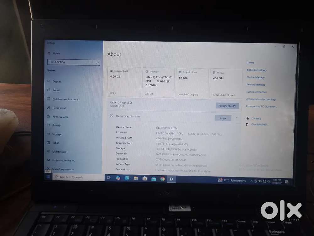 i7 laptop verry good condition