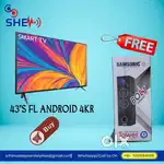 Year End Dhamaka Sale begind 32 Inches Smart android Free 2.1 System
