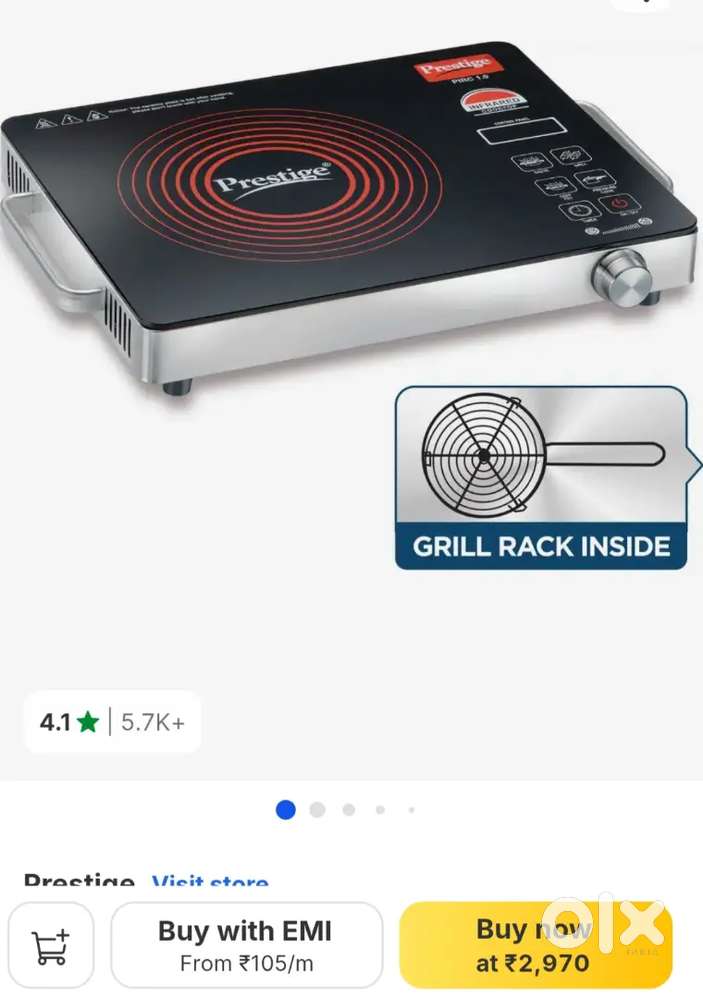 Sale prestige indetion cooktop