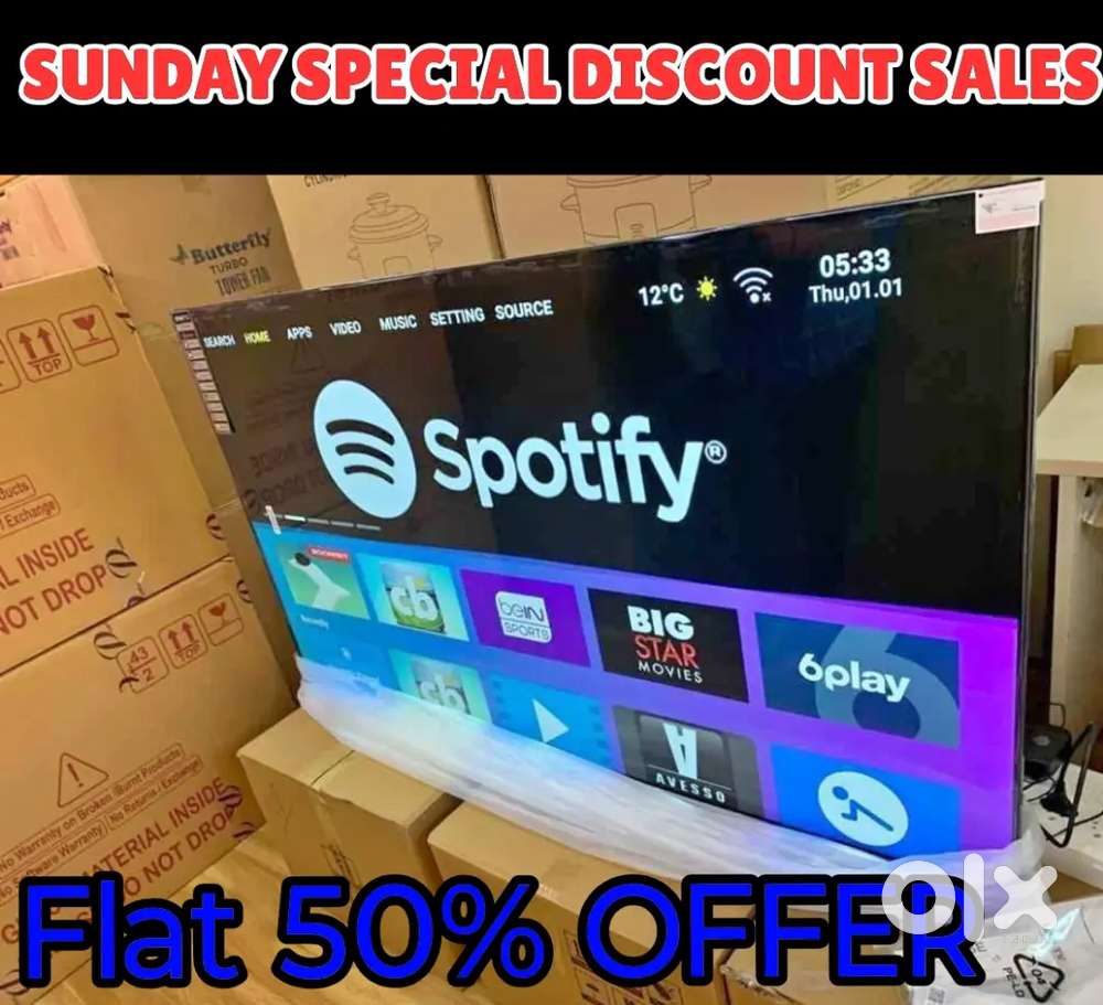 DIWALI celebration 2 days more SONY SMART ANDROID 4k LED TV LOW COST