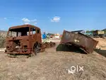 Tata 5530 ( दस टायरी घोड़ा) 41 feet trolly #Burnt Scrap#
