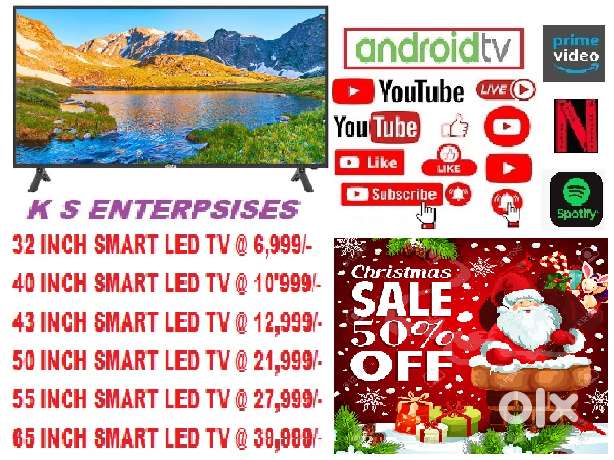 DHAMAKA SALE 43 INCHES  SMART, 4K UHD LED TV IN 12,999 ONLY.