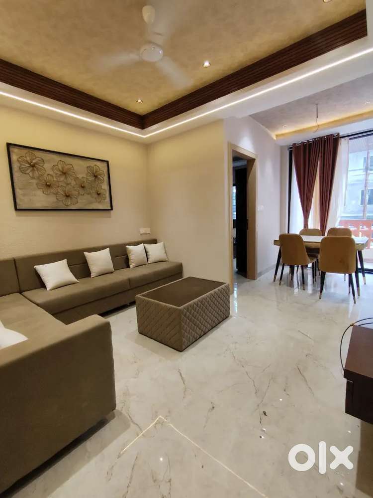 Elegantly Designed 2 BHK Semi-Furnished Flat for Sale