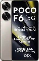Poco f6 zero scratch with 8 months warranty remaining