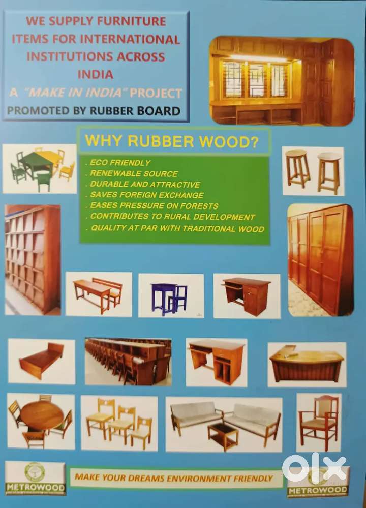 Rubber Wood Furnitures
