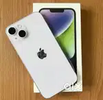 Iphone 14 white with box