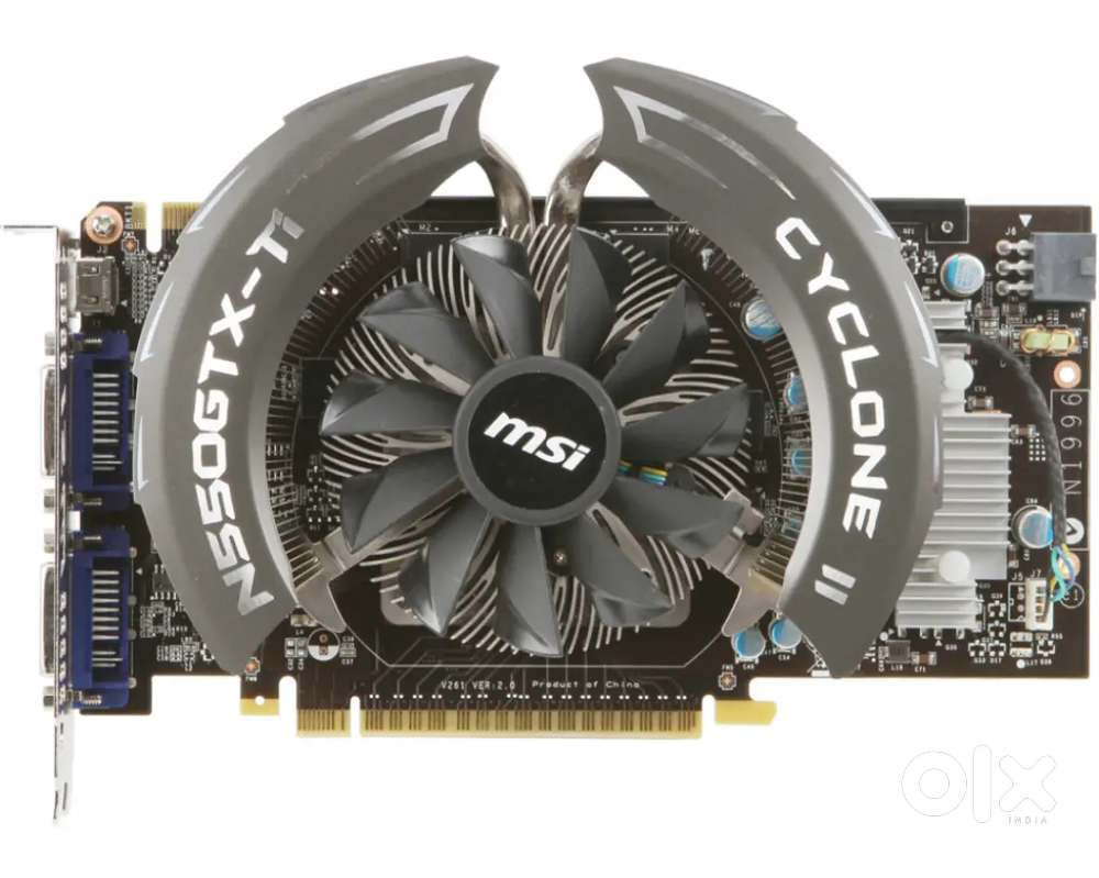 Msi gtx 550ti cyclone II overclocked graphics card
