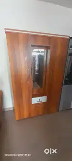 Double door wooden cupboard