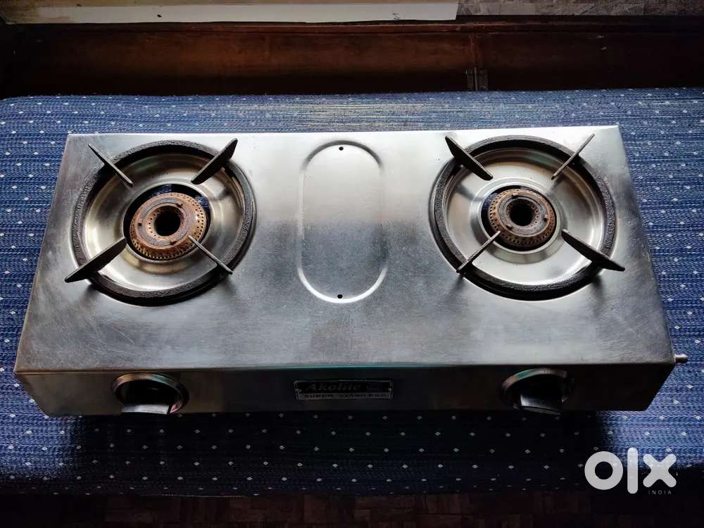 2 Burner Stainless Steel Gas Stove
