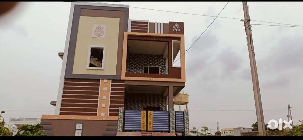 Newly constructed G+1 house behind rayalaseema University
