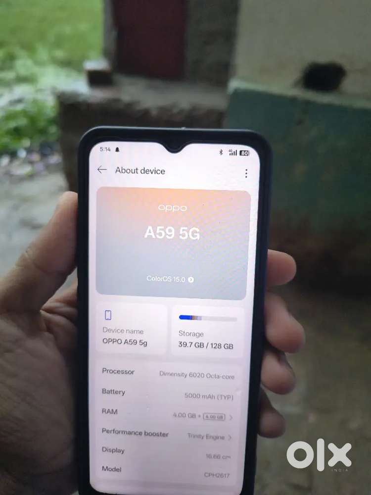 Oppo a59 5g No hang A good phone good profomence